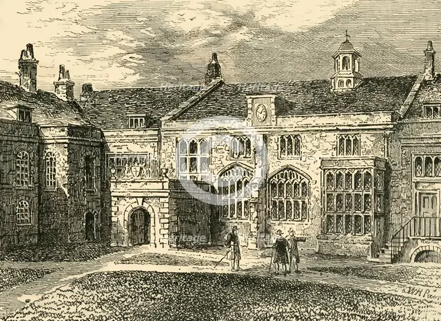 'The Exterior of the Hall, Charterhouse', (c1872). Creator: Unknown.