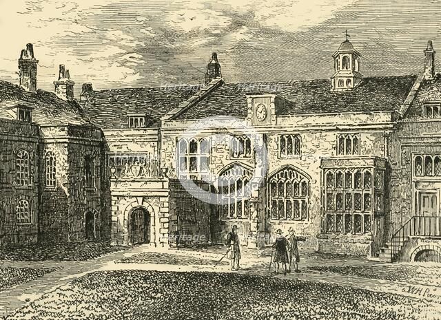 'The Exterior of the Hall, Charterhouse', (c1872). Creator: Unknown.