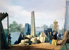 The exterior, Great Exhibition, Hyde Park, London, 1851 (1854). Creator: Unknown