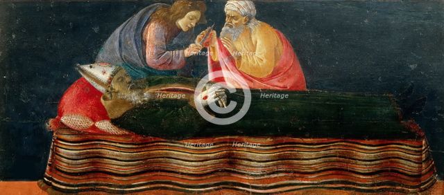 The Extraction of the Heart of Saint Ignatius (predella panel of the St Barnabas Altarpiece), ca 148
