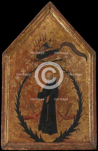 The Exultation of Saint Nicholas of Tolentino, ca. 1450. Creator: Giovanni di Paolo.