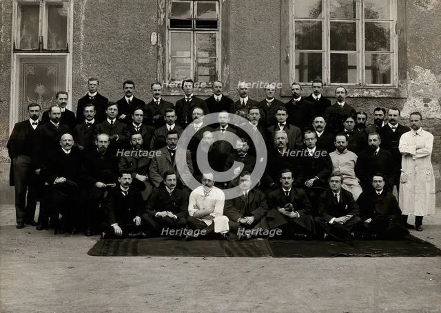 The Eye, Ear, Nose and Throat colloquium in Vienna, October 1905. Creator: Unknown.
