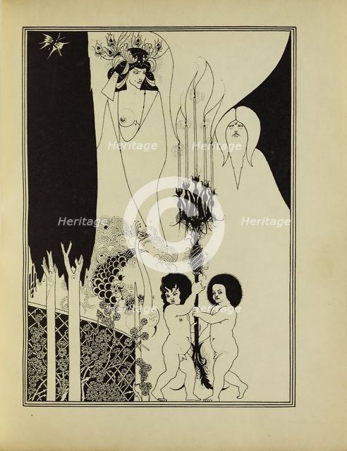 The Eyes of Herod, 1907.  Creator: Aubrey Beardsley.