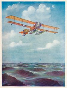 The Eyes of the Fleet: A Short Seaplane c1918 (1919). Artist: Geoffrey Watson