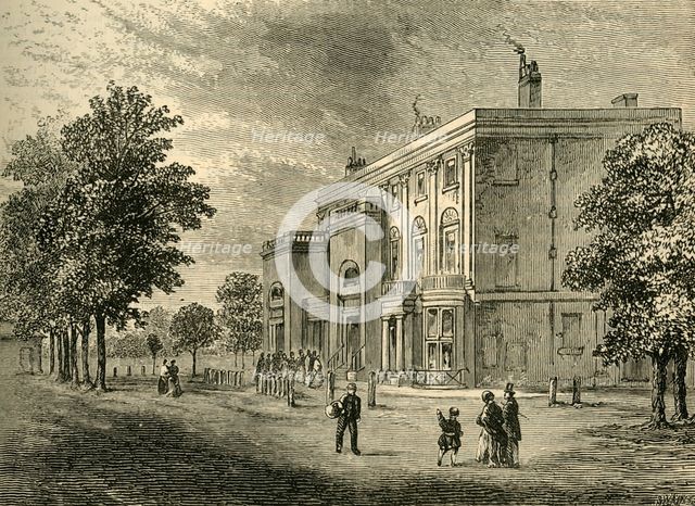 'The "Eyre Arms" in 1820', (c1876). Creator: Unknown.
