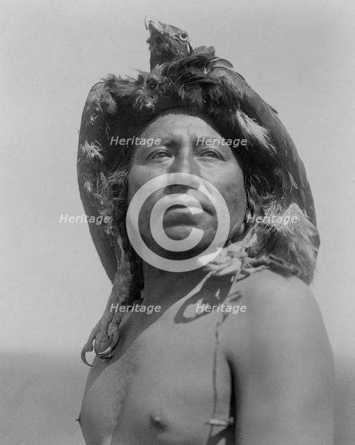 The Eagle Medicine-Man-Apsaroke, c1908. Creator: Edward Sheriff Curtis.