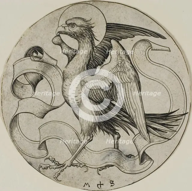 The Eagle of St. John, n.d. Creator: Martin Schongauer.