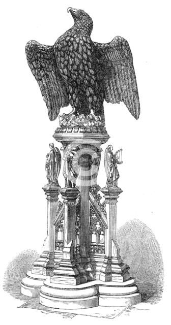 The Eagle lectern in New College Chapel, Oxford, 1864. Creator: Unknown.