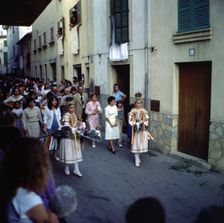The Eagles popular characters that dance preceding the procession of Corpus Christi day, held i…