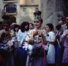 The Eagles popular characters that dance preceding the procession of Corpus Christi day, held i…