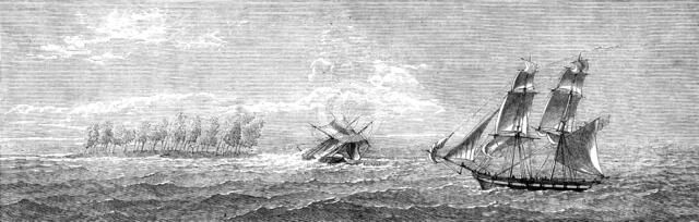 The East African Slave Trade: Mafamale Isle, mouth of the Angoxa, 1873. Creator: Unknown.