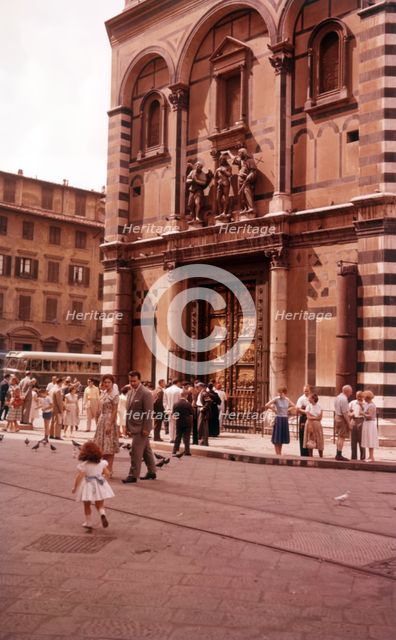 The East doors of the Baptistry, Duomo, Florence, Italy, c1955.  Creator: Arthur Charles Kirby Ware.