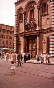 The East doors of the Baptistry, Duomo, Florence, Italy, c1955. Creator: Arthur Charles Kirby Ware