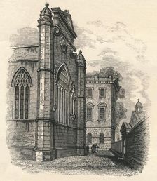 The East End of the College Chapel Peterhouse, Cambridge 19th century? Creator: Unknown