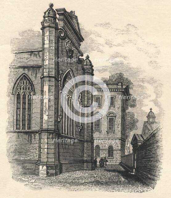 'The East End of the College Chapel', Peterhouse, Cambridge 19th century?  Creator: Unknown.