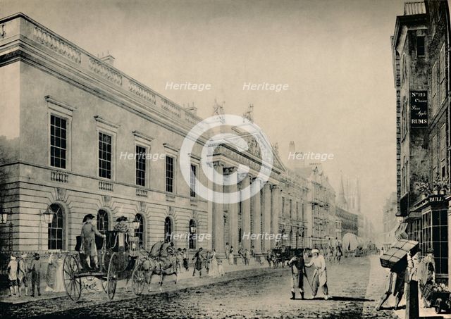 'The East India House from the East', c late 18th century, (1928). Artist: Unknown.