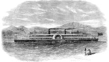 The East India Steam Navigation Company's steamer Stanley, running on the Ganges, 1862. Creator: Unknown