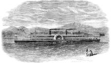 The East India Steam Navigation Company's steamer Stanley, running on the Ganges, 1862. Creator: Unknown