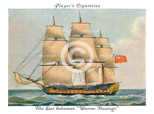 The East Indiaman "Warren Hastings", 1936.  Creator: Unknown.