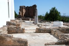 The east side of the peristylium, Milreu, Portugal, 2009. Creator: Samuel Magal