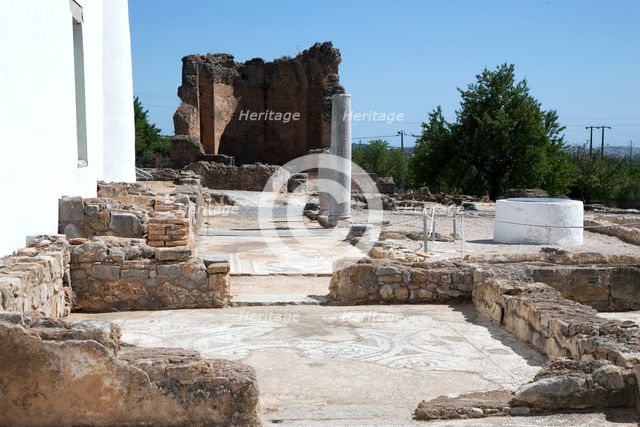 The east side of the peristylium, Milreu, Portugal, 2009. Creator: Samuel Magal.