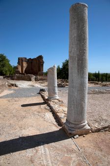 The east side of the peristylium, Milreu, Portugal, 2009. Creator: Samuel Magal