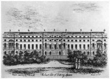 The east side of Fitzroy Square, London, 1807 (1907)