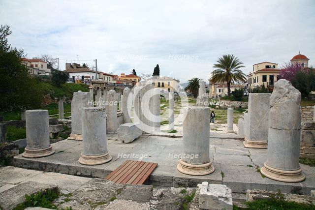 The East Propylon of the Roman Agora in Athens, Greece. Creator: Samuel Magal.