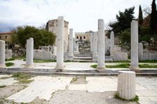 The East Propylon of the Roman Agora in Athens, Greece. Creator: Samuel Magal