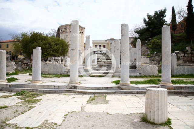 The East Propylon of the Roman Agora in Athens, Greece. Creator: Samuel Magal.