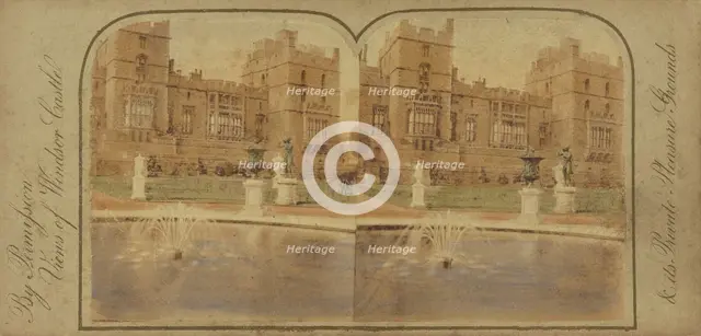The East Terrace, about 1860. Creator: London Stereoscopic & Photographic Co.