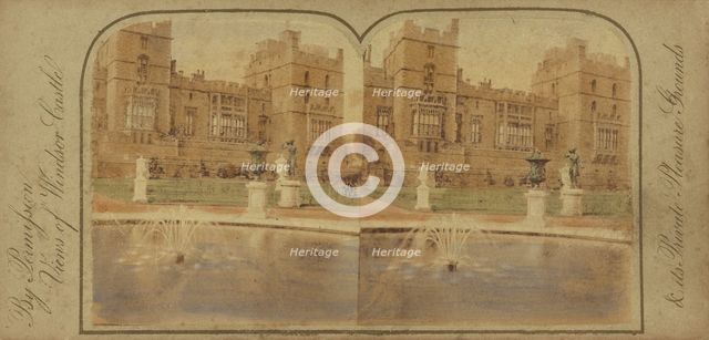 The East Terrace, about 1860. Creator: London Stereoscopic & Photographic Co.
