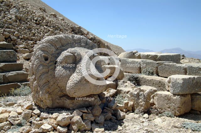 The East Terrace, Nemrut, Turkey. Artist: Samuel Magal