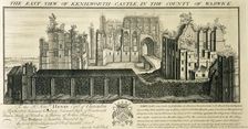 The East View of Kenilworth Castle in the County of Warwick 1729. Artists: Nathaniel Buck, Samuel Buck