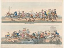 The Easter Hunt and The City Hunt, May 1, 1803., May 1, 1803. Creator: Thomas Rowlandson