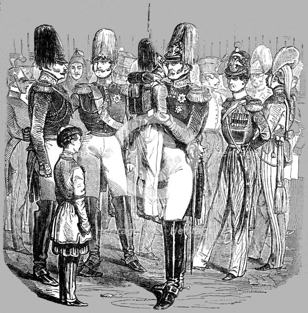 'The Easter Kiss; Easter week in Russia', 1854. Creator: Unknown.