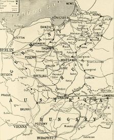The Eastern Area of the Great War 1915. Creator: Unknown