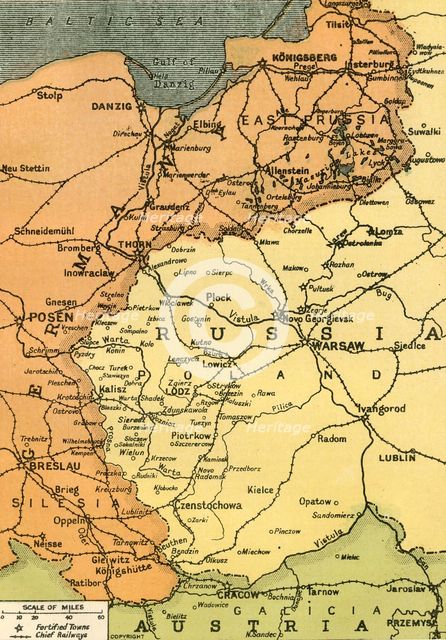 'The Eastern Frontier', 1919. Creator: London Geographical Institute.