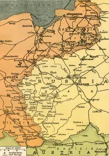 The Eastern Frontier 1919. Creator: London Geographical Institute