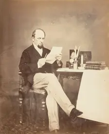 The Earl Canning, K.G., K.S.I., G.C.B., Calcutta, 1858-61. Creators: Bourne & Shepherd, Charles Shepherd, Samuel Bourne