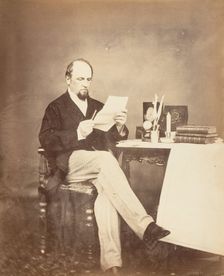 The Earl Canning, K.G., K.S.I., G.C.B., Calcutta, 1858-61. Creators: Bourne & Shepherd, Charles Shepherd, Samuel Bourne