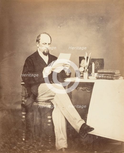 The Earl Canning, K.G., K.S.I., G.C.B., Calcutta, 1858-61. Creators: Bourne & Shepherd, Charles Shepherd, Samuel Bourne.
