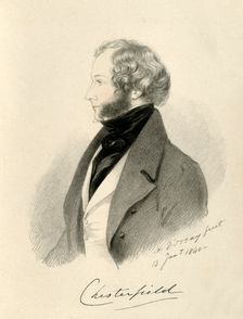 The Earl of Chesterfield 1840. Creator: Richard James Lane
