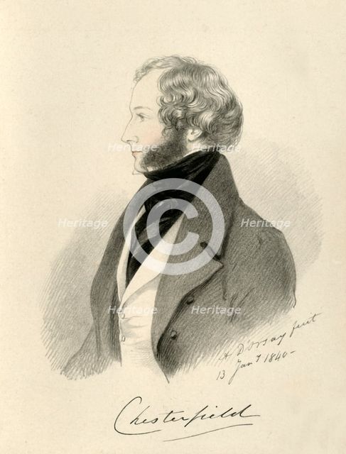 'The Earl of Chesterfield', 1840. Creator: Richard James Lane.