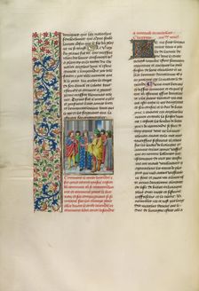 The Earl of Arundel Preparing for the Landing in Bretagne, c1380s; (c1480-1483.) Creator: Unknown