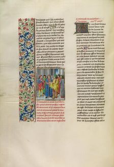 The Earl of Arundel Preparing for the Landing in Bretagne, c1380s; (c1480-1483.) Creator: Unknown