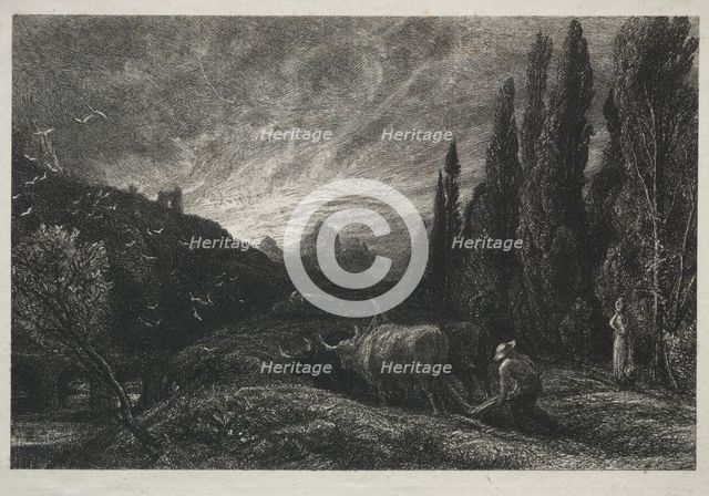 The Early Plowman. Creator: Samuel Palmer (British, 1805-1881).