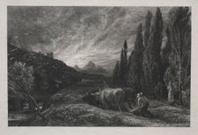 The Early Plowman, before 1861. Creator: Samuel Palmer (British, 1805-1881)