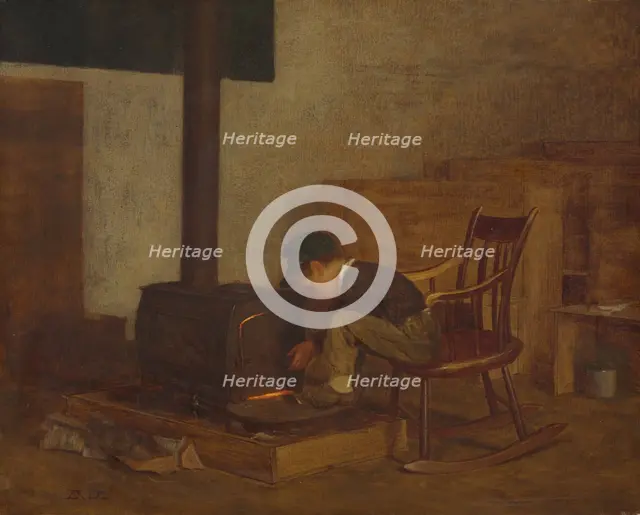 The Early Scholar, c. 1865. Creator: Eastman Johnson.