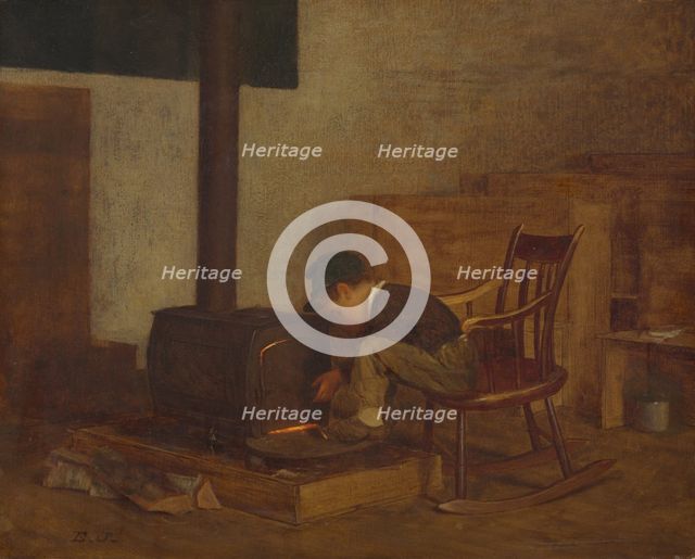 The Early Scholar, c. 1865. Creator: Eastman Johnson.